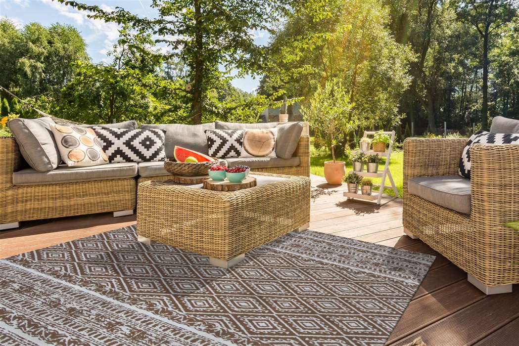 Sunny 110 bruin 160cm x 230cm - Afbeelding 2