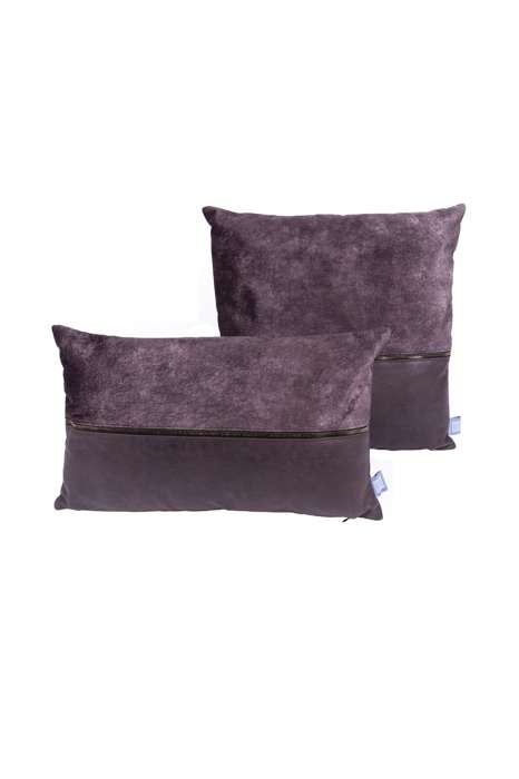 Decorative cushion Picco 125 set of 2 gray / brown