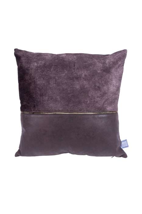 Decorative cushion Picco 125 set of 2 gray / brown - Afbeelding 2