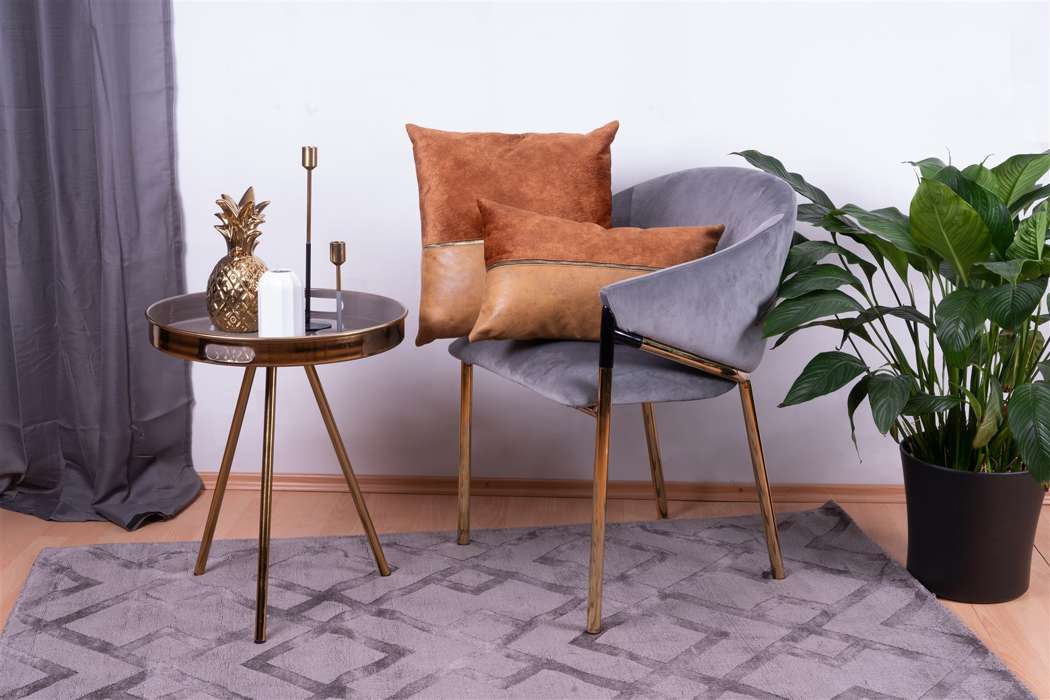 Decorative cushion Picco 125 set of 2 Terra / Coffee - Afbeelding 3