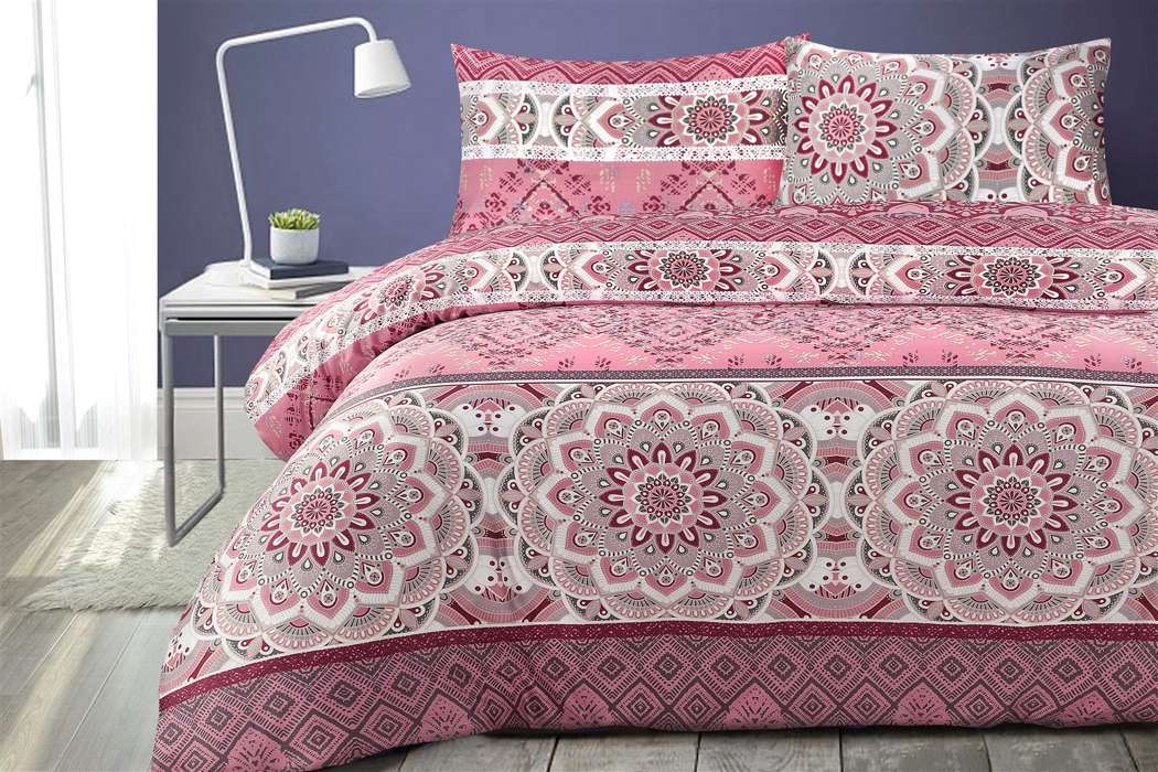 Dekbed Alegra 125-GB multi / roze 140cm x 200cm - Afbeelding 2