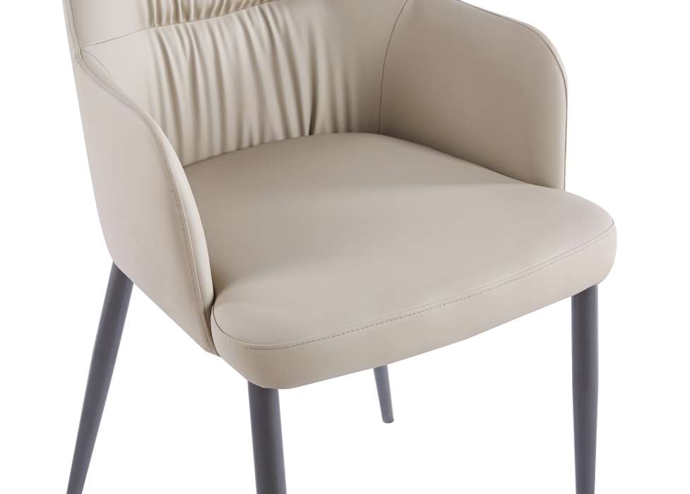 Stoel Merit 125 set van 2 Taupe - Afbeelding 3