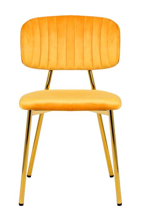 Chair Giselle orange/yellow