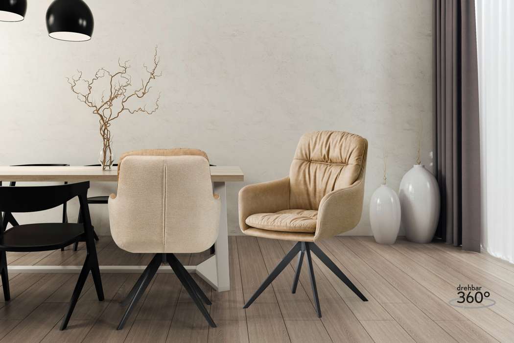 Chair Dian 125 Taupe - Afbeelding 2