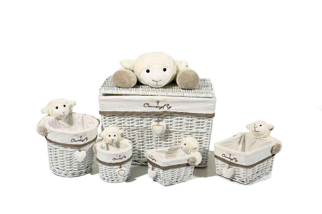 Manden set Schaap 202 grijs/wit