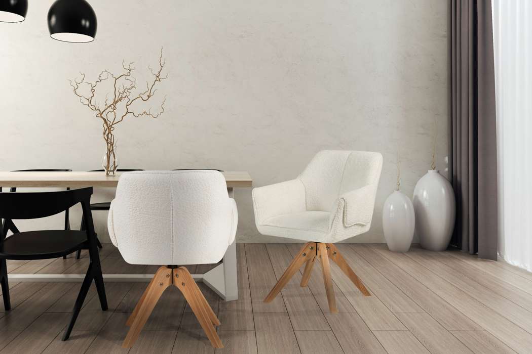 Chair Dian 225 Weiß - Afbeelding 2