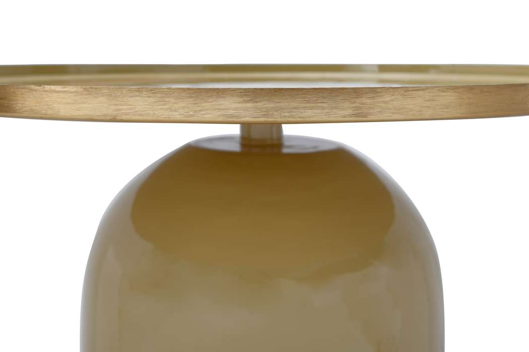 Sidetable Art Deco 525 khaki/goud - Afbeelding 3
