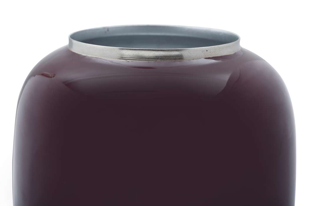 Vaas Art Deco 525 paars/zilver - Afbeelding 3
