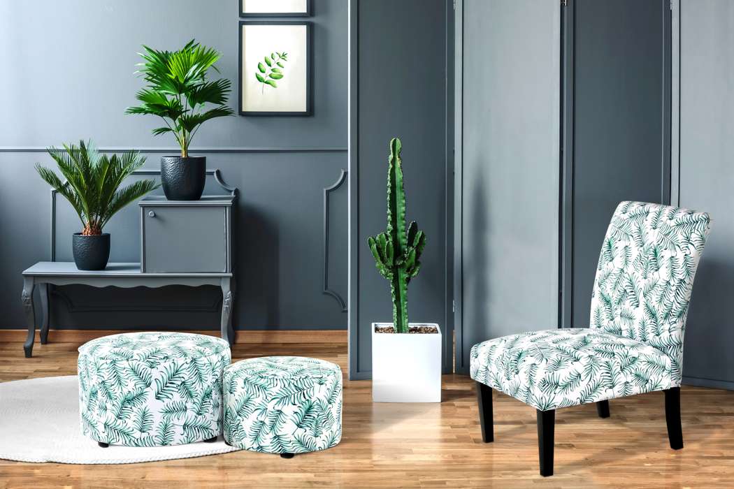 Hocker Indira 110 set van 2 Flower - Afbeelding 2