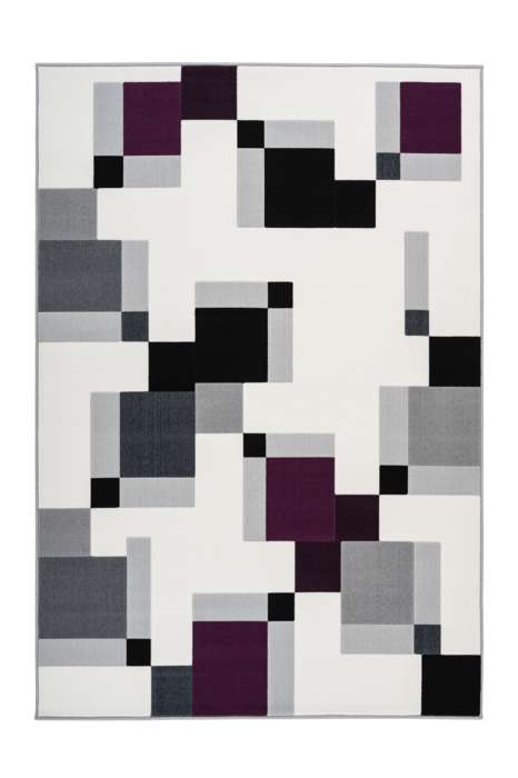 Esperanto 200 ivoor/violet 200x290cm