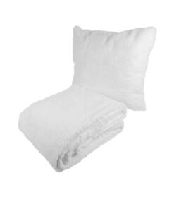 Deco Cushion & Blanket Aimee 625 set of 2 white