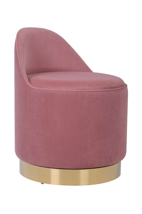 Swivel stool Viktor 125 old pink