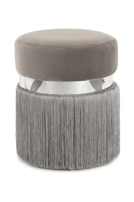 Hocker Rebecca 925 grijs / Silber