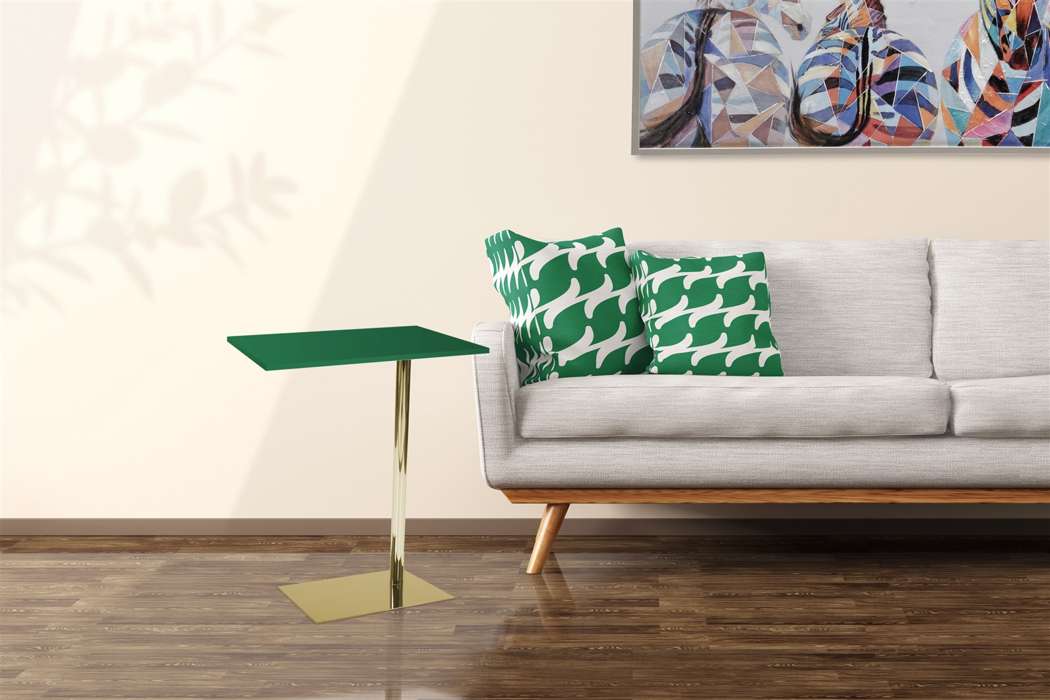 Sidetable Lucy 210 groen/goud - Afbeelding 2