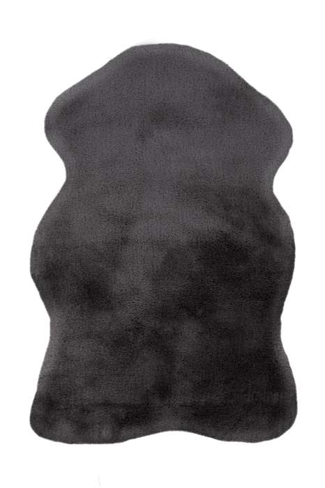 badmat Rabbit Sheepskin 200 antraciet 60x90cm