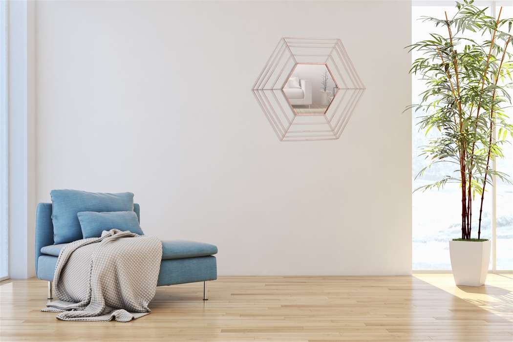 Wandspiegel Romeo 110 koper - Afbeelding 2