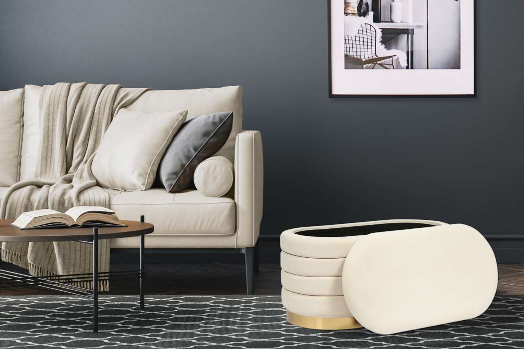 Bench Aiden 125 ivory - Afbeelding 3