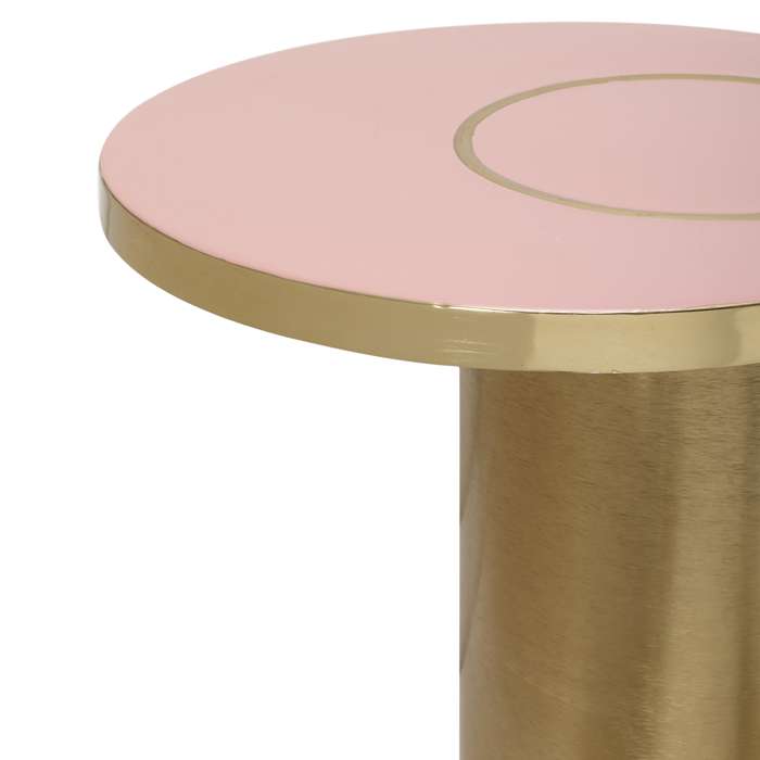 Sidetable Art Deco 2325 rose/goud - Afbeelding 3
