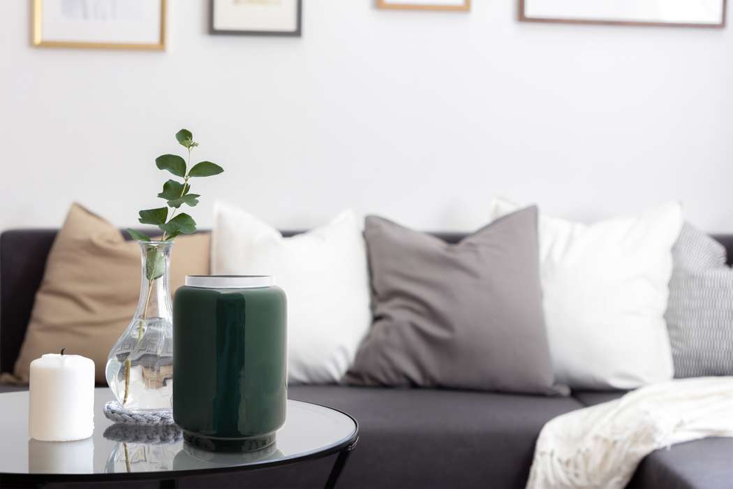 Vaas Art Deco 425 groen/zilver - Afbeelding 2