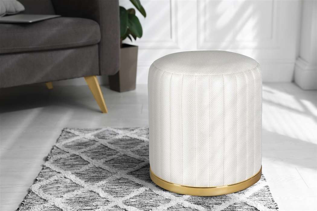 Stool Doric 145 Ivory / Gold - Afbeelding 3