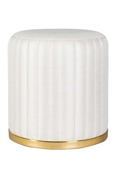Stool Doric 145 Ivory / Gold