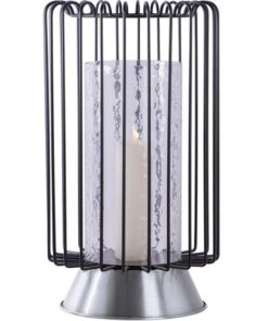 Candle Pillar Malibu 125 black / silver