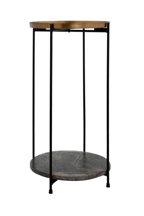 Bijzettafel Louisa 125 goud