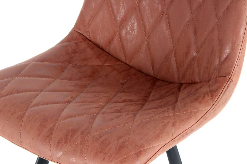 Barstool Frances set 2 dark brown/black - Afbeelding 3