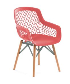 Chair Pure Style set 4 Red
