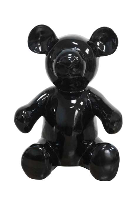Sculptuur Teddy Bear 125 zwart