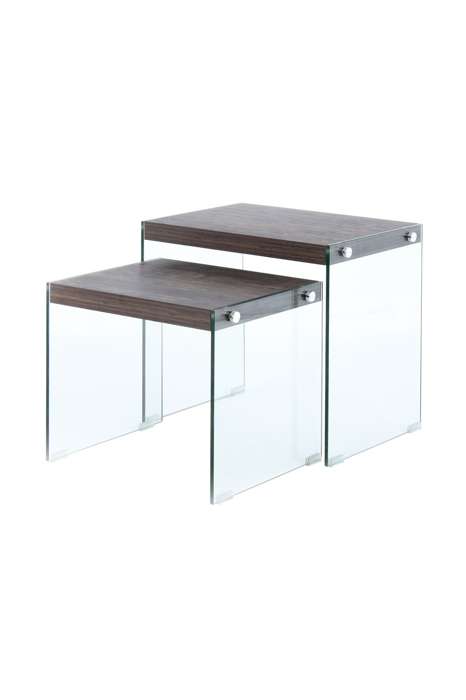 Sidetable set v 2 Elementary 225 lichtbruin