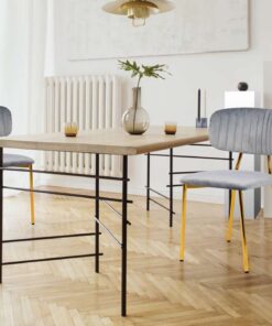Alternative view of Chair Giselle grey