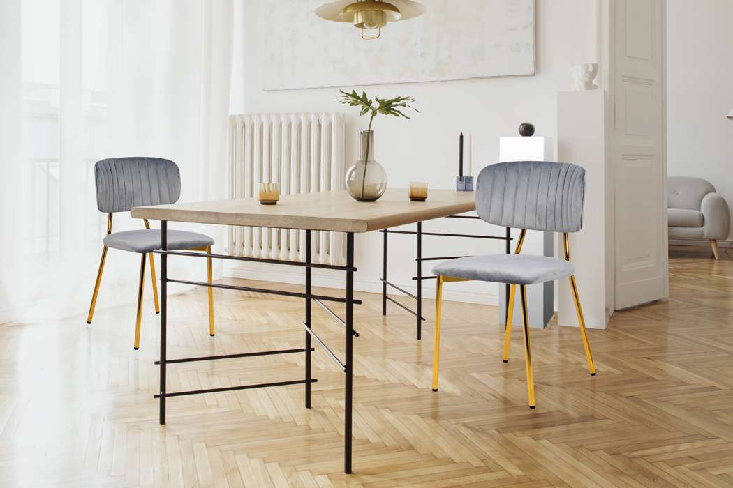 Chair Giselle grey - Afbeelding 2