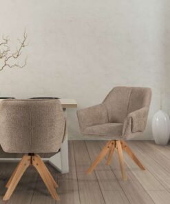 Alternative view of Chair Dian 225 Taupe