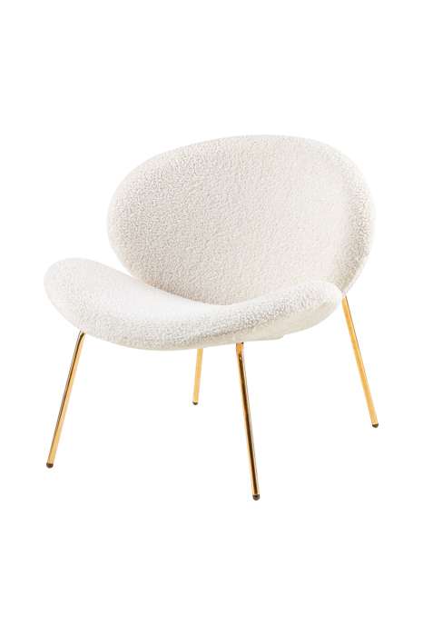 Chair Jaden 125 set of 2 beige / gold