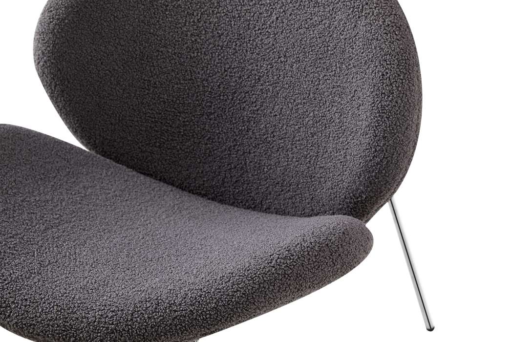 Chair Jaden 125 set of 2 gray / silver - Afbeelding 4