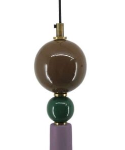 Hanging lamp Cantara 277 purple