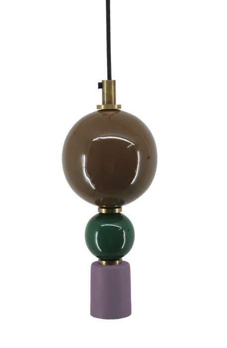Hanging lamp Cantara 277 purple
