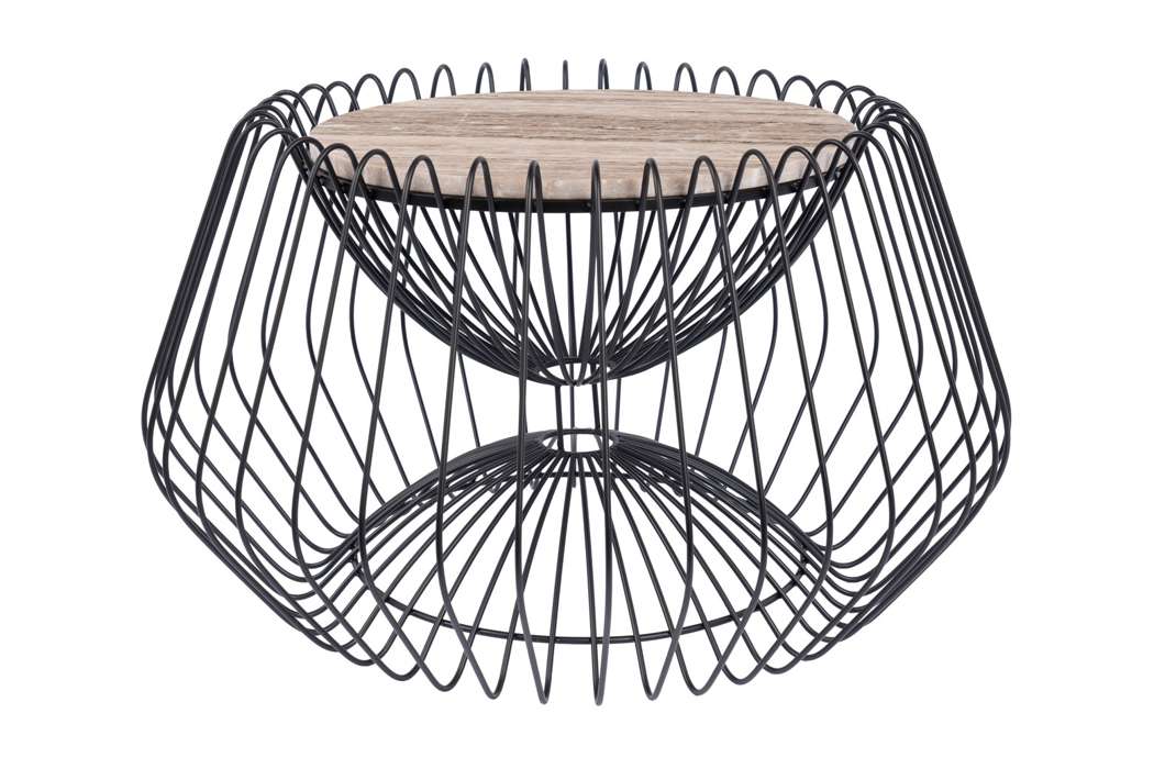 Sidetable Malibu 325 bruin/zwart