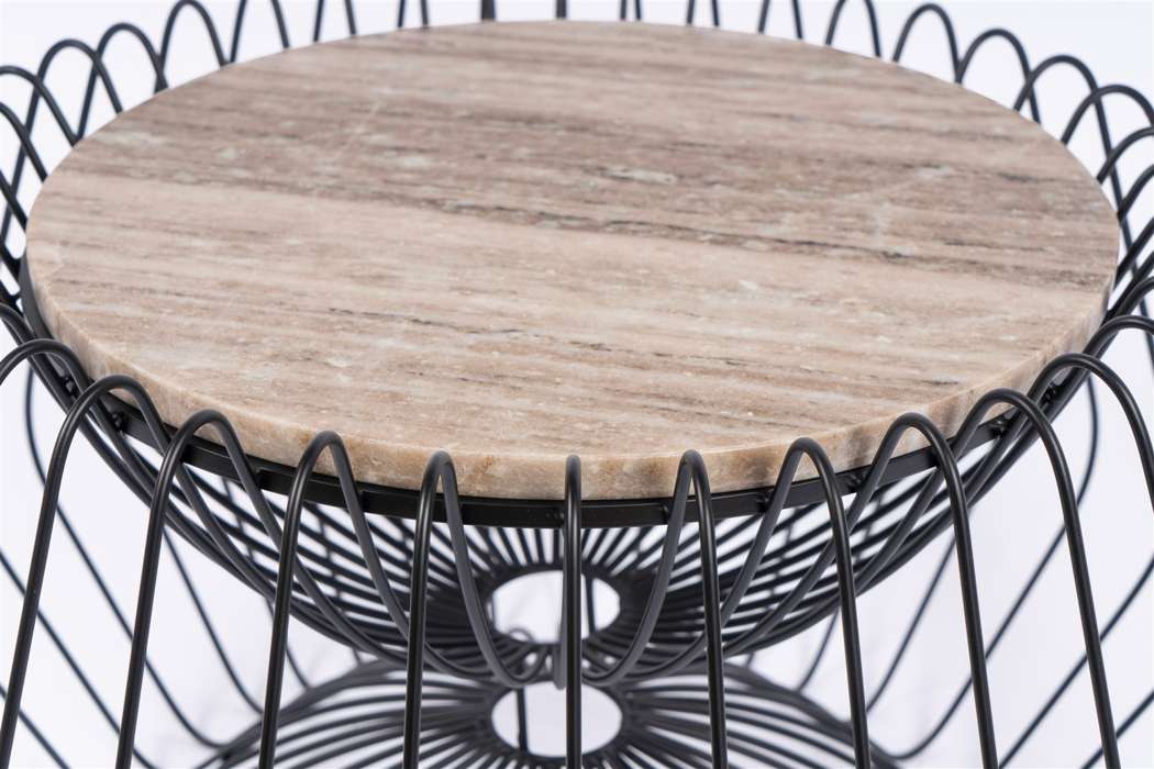 Sidetable Malibu 325 bruin/zwart - Afbeelding 3