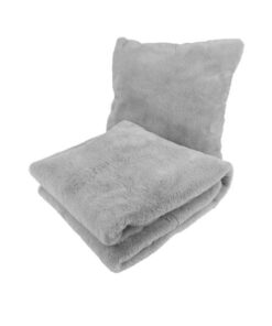 Deco Cushion & Decke Aimee 625 2er-Set Grau / Blau
