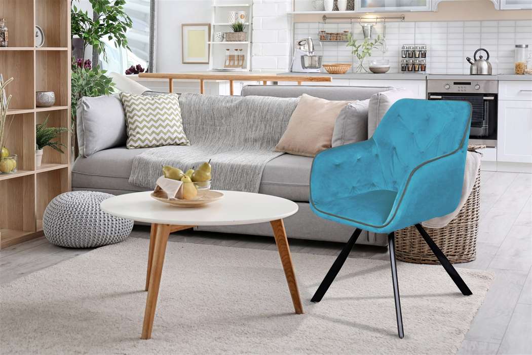 Chair Eann 125 blue - Afbeelding 2