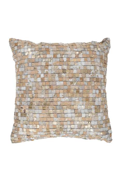 Finish Pillow 100 Beige/Gold 45cm x 45cm