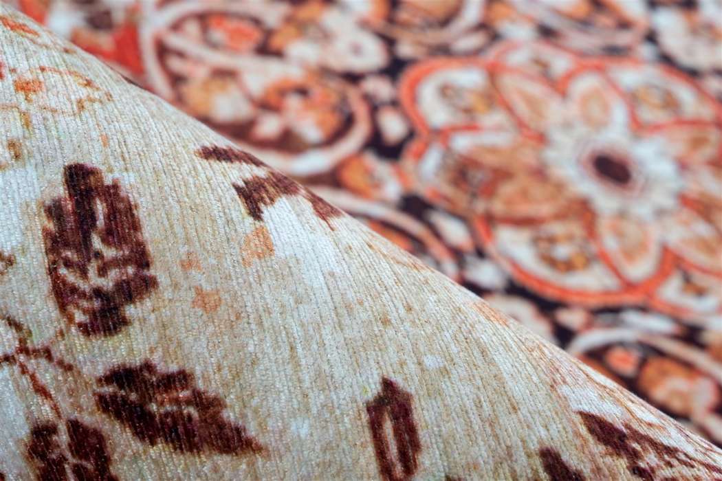 Galaxy 1000 oranje/beige 200x290cm - Afbeelding 3