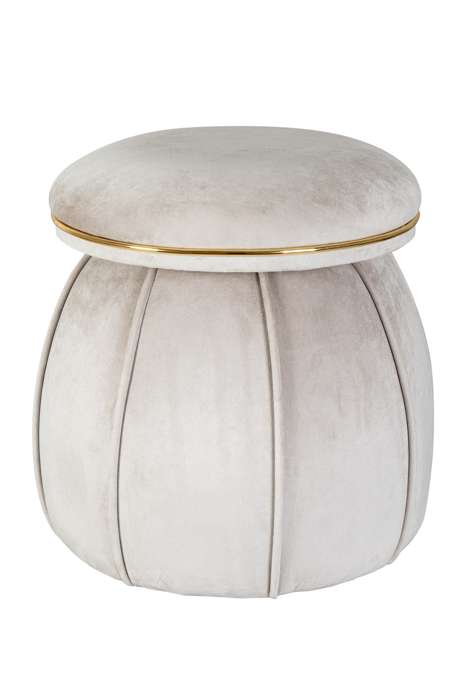 Stool Corin 125 Taupe / Gold - Afbeelding 2