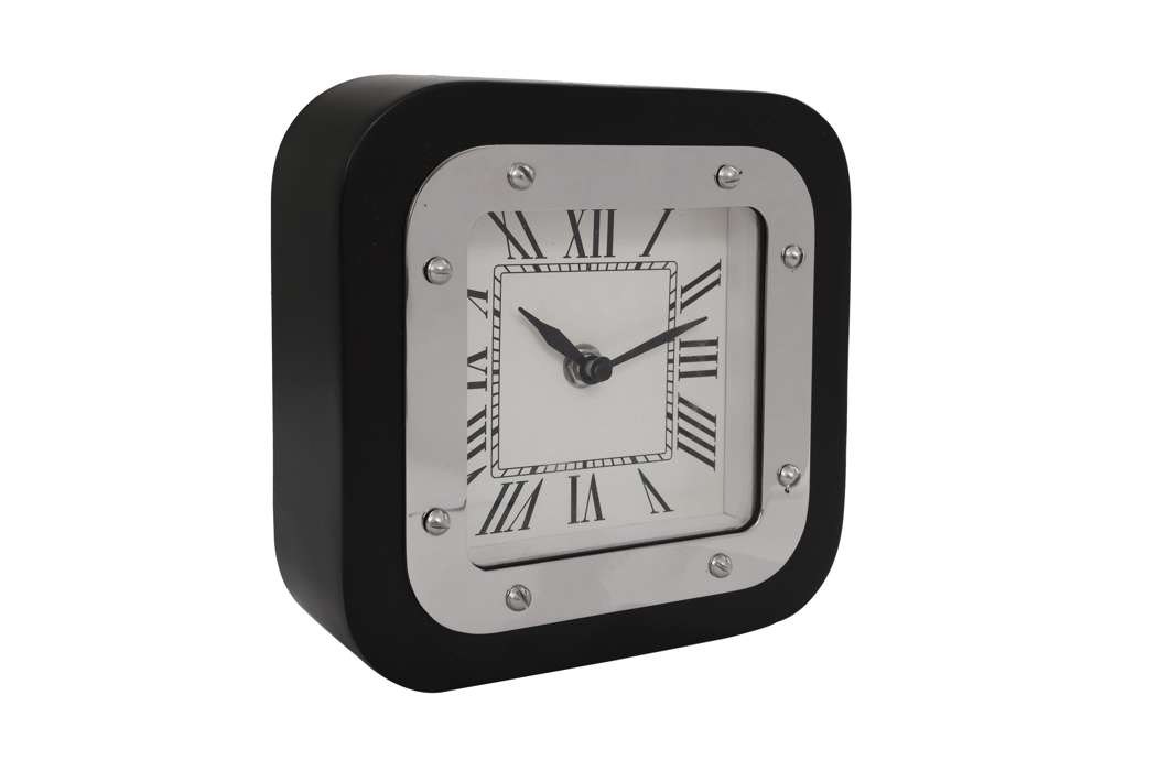 Klok Moments 625 zilver / zwart