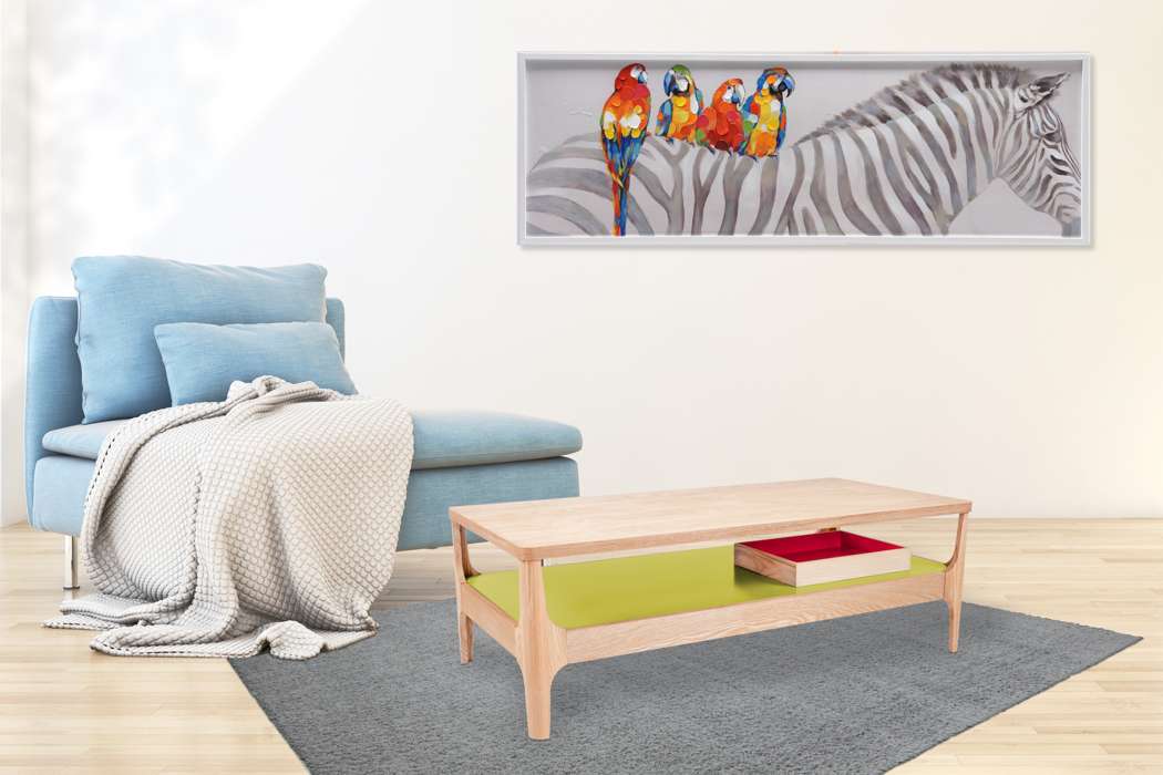 Kaffeetafel Addison II groen - Afbeelding 2