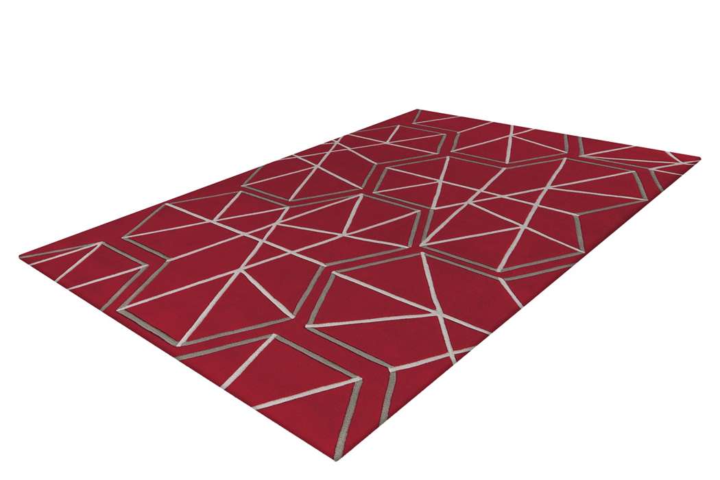 Spirit 3112 rood/grijs 140cmx200cm - Afbeelding 4