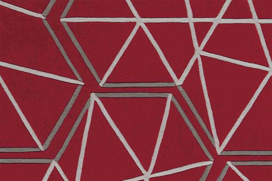 Spirit 3112 rood/grijs 140cmx200cm - Afbeelding 3