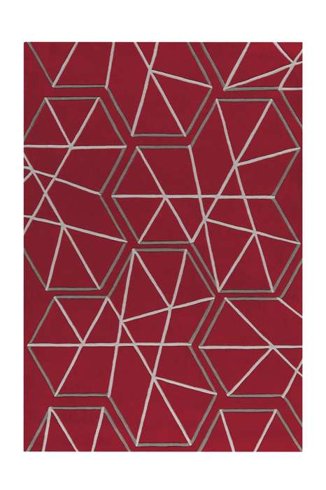 Spirit 3112 rood/grijs 170x240cm